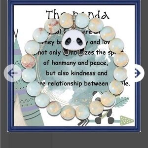 Panda Charm Beaded Bracelet